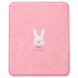 Plain embroidered blanket