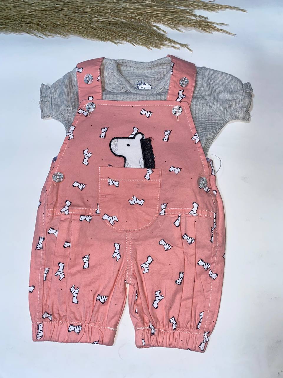 Girls' gabardine overalls