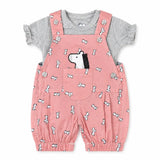 Girls' gabardine overalls