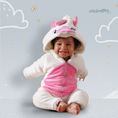 Polar jumpsuit with fur lining