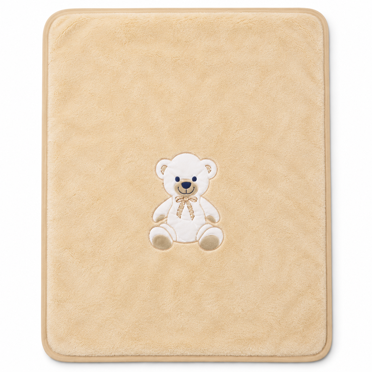 Plain embroidered blanket