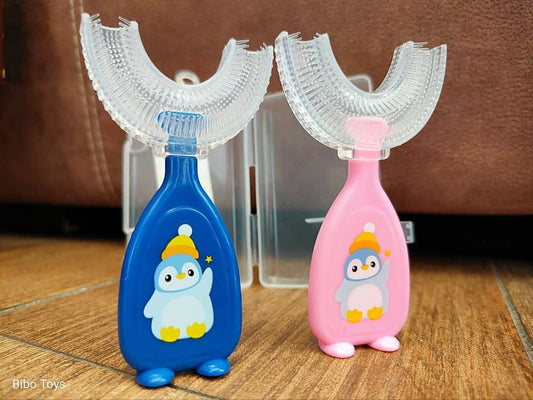 فرشاة الأسنان على شكل حرف "U"