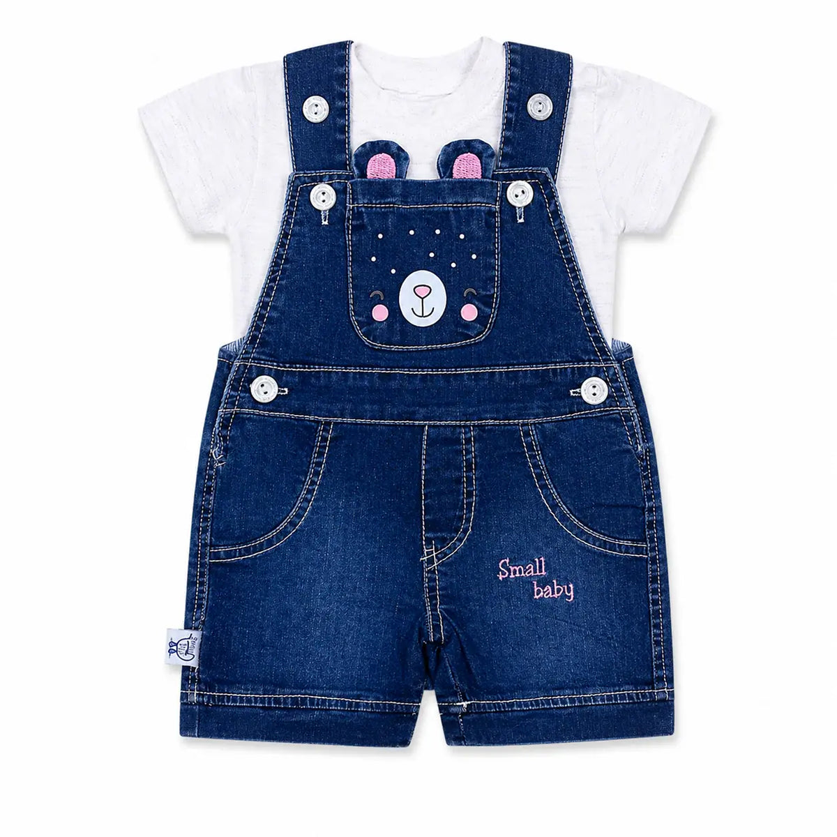 Girls' jeans overalls
