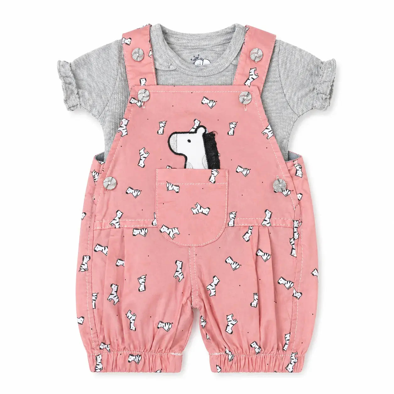 Girls' gabardine overalls
