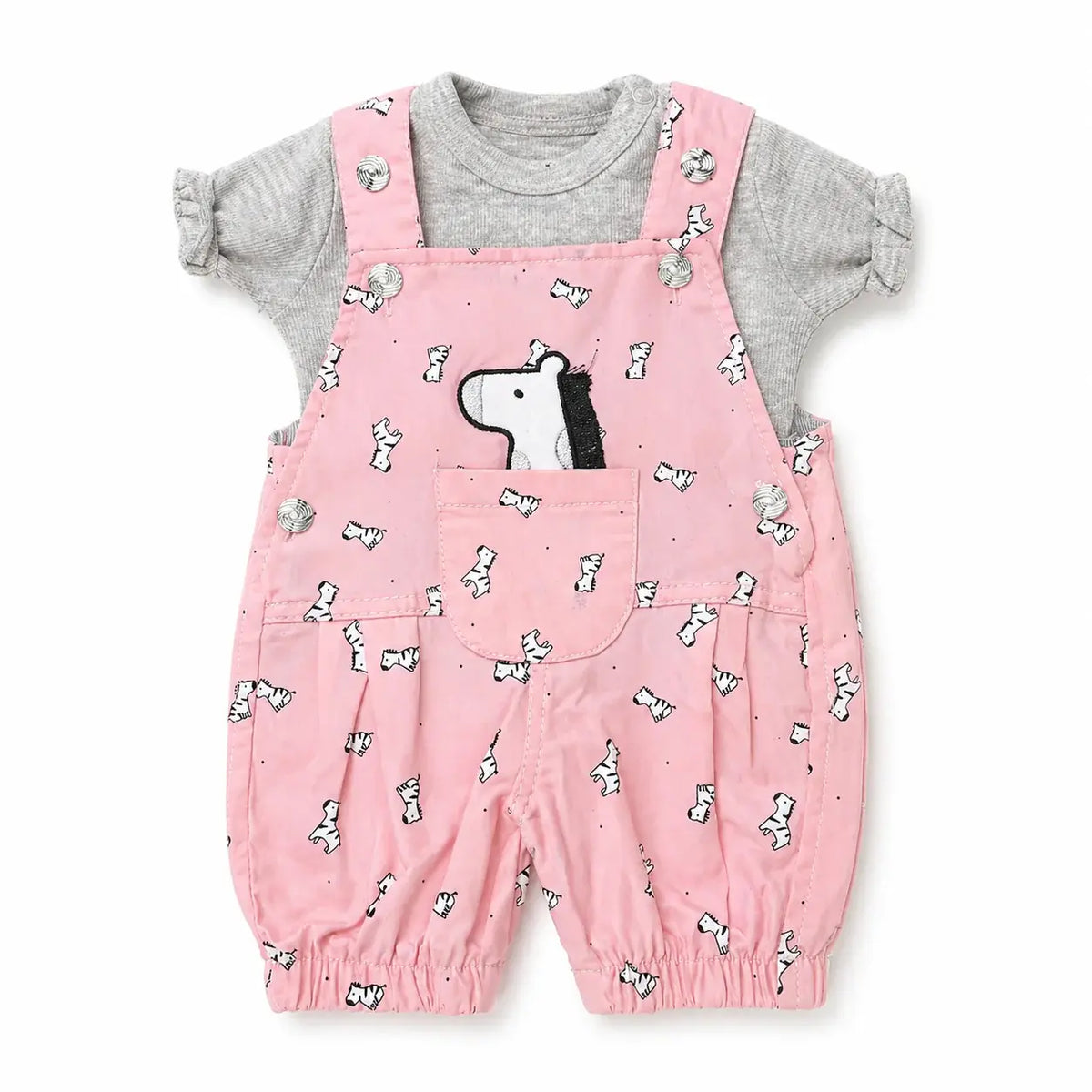 Girls' gabardine overalls