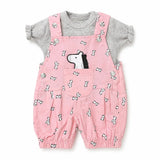 Girls' gabardine overalls