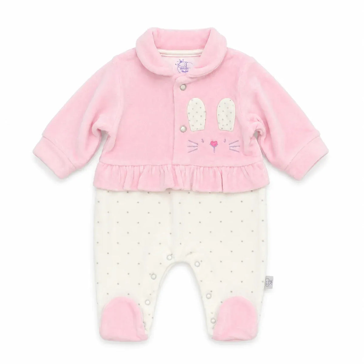 Velvet newborn jumpsuit