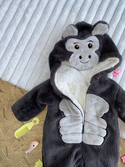 سالوبيت غوريلا مبطن فرو